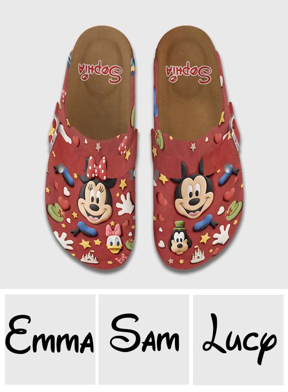 Magical World - Personalized Mouse Clogs With Arch Support