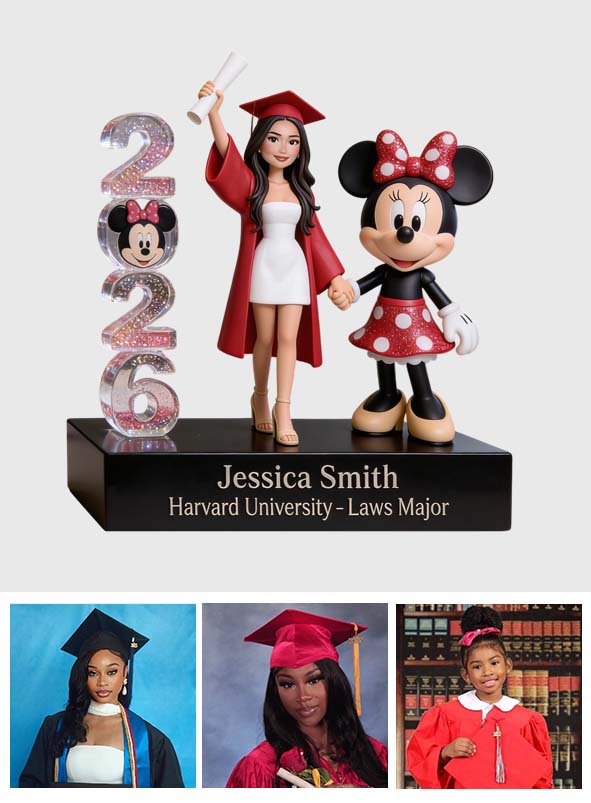 I Did It With You - Personalized Graduation Custom Shaped Acrylic Plaque