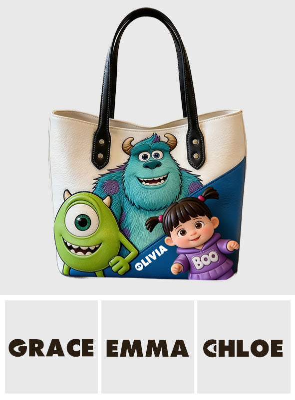 Cute Monsters - Personalized Imp Lover Tote Bag