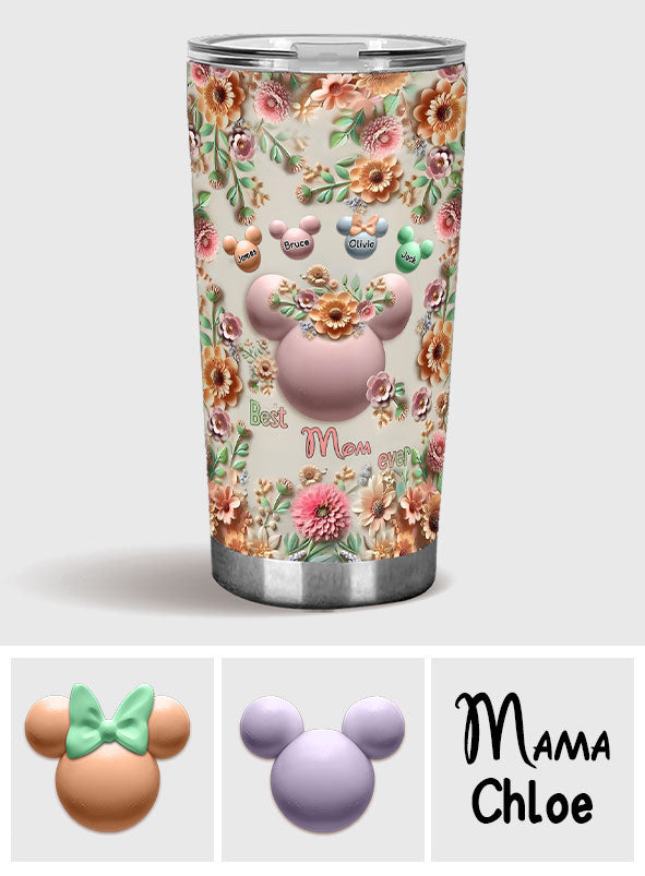 Best Mom Grandma Ever - Personalized Mouse Tumbler