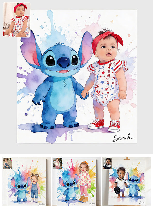 Custom Any Photo - Personalized Ohana Canvas And Poster