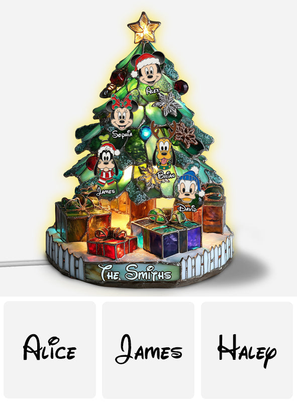Meaningful Family Gift - Personalized Mouse Acrylic LED Night Light