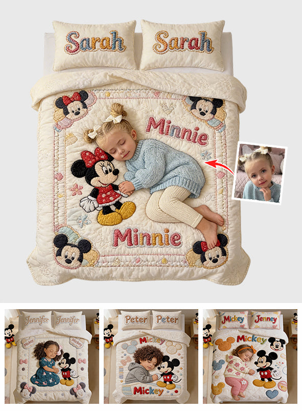 Magic Friends - Personalized Mouse Quilt Set
