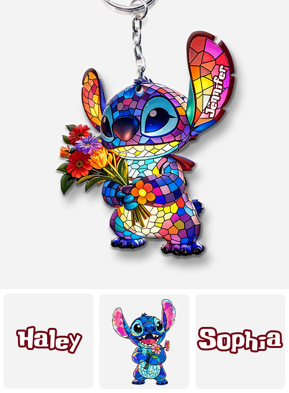 Ohana Means Family - Personalized Ohana Keychain