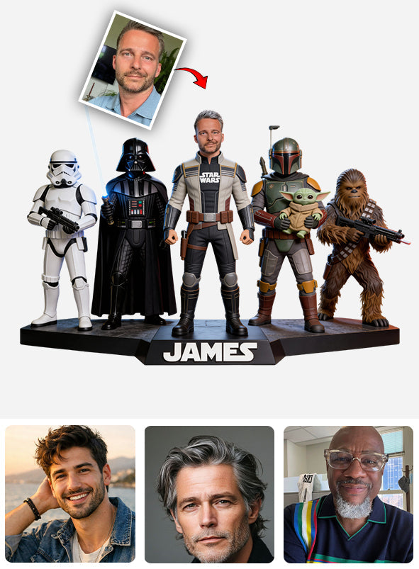 Custom Any Photo The Force - Personalized The Force Custom Shaped Acrylic Plaque