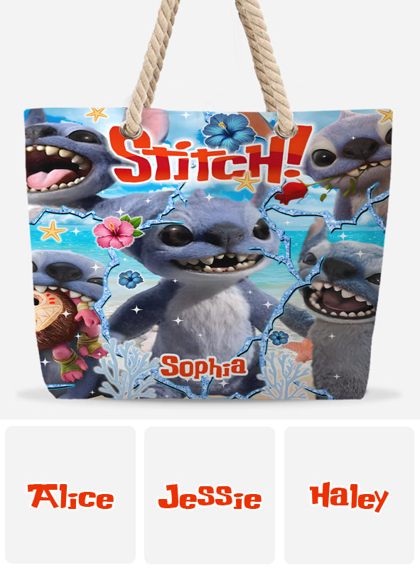 Ohana Means Family - Personalized Ohana Beach Bag