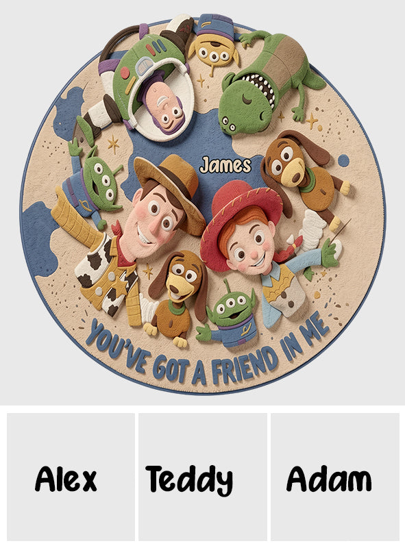 You've Got A Friend In Me - Personalized Movie For Kids Non-Slip Tufted Rug