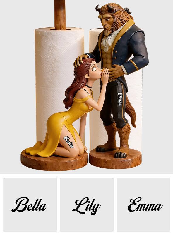 Tale As Old As Time - Personalized Beauty And The Beast Paper Towel Stand
