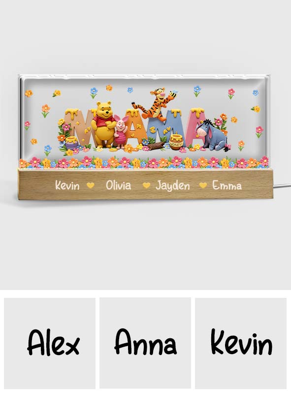 Mama Bear - Personalized Mouse Custom LED Night Light