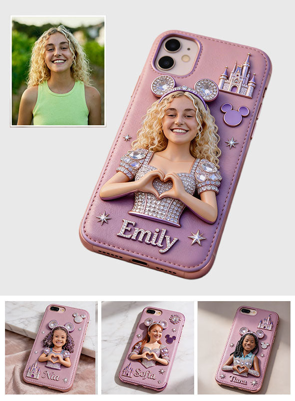 Friends - Personalized Dream Trip 3D Embossed Leather Phone Case