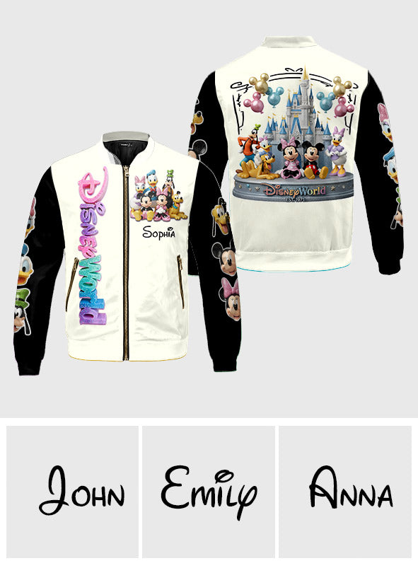 Magical Moments - Personalized Mouse Bomber Jacket
