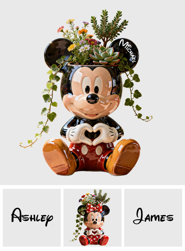 Magical Garden - Personalized Mouse Acrylic Pot