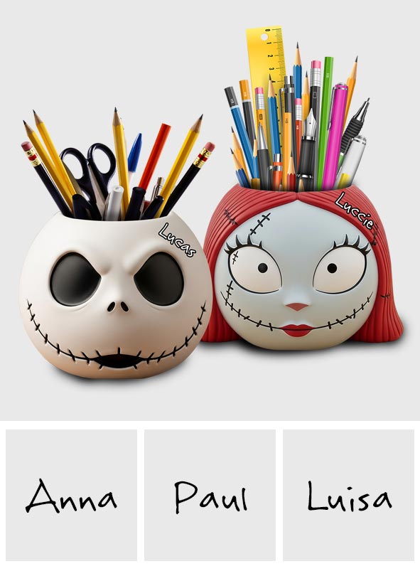 The Nightmare - Personalized Nightmare Wooden Pen Holder