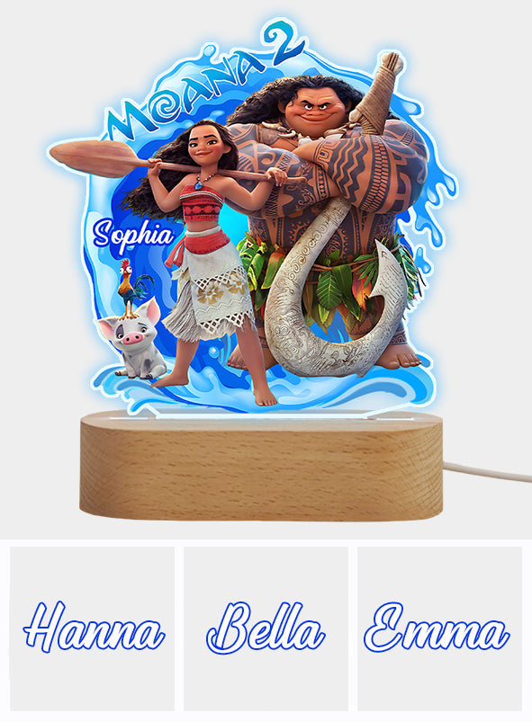 Proud of You - Personalized Mouse Shaped Plaque Light Base
