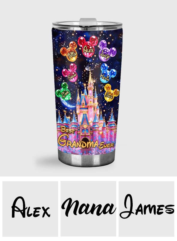 Best Grandma/ Mom Ever - Personalized Mouse Tumbler