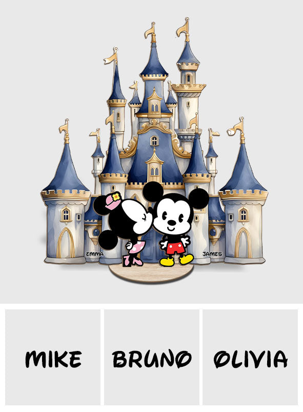 Happily Ever After - Personalized Mouse 2 Layered Big Freestanding
