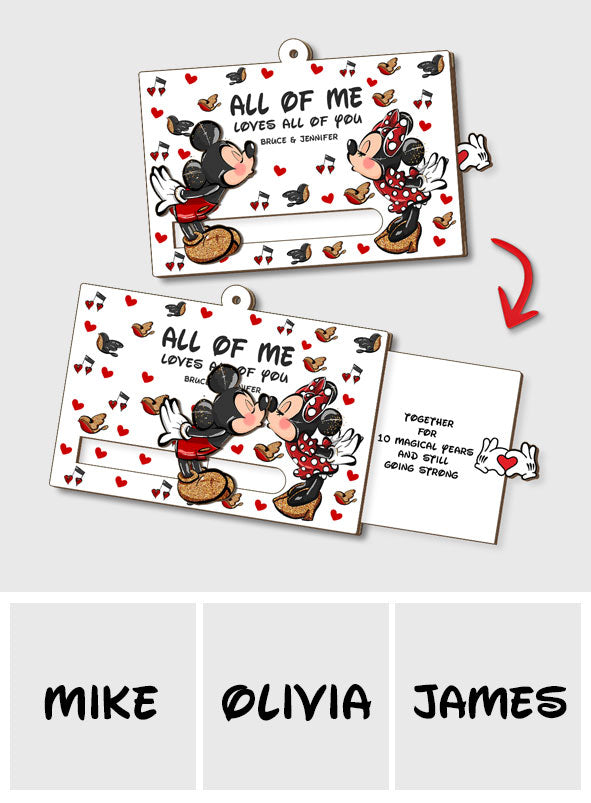 My Missing Piece - Personalized Mouse Sliding Ornament
