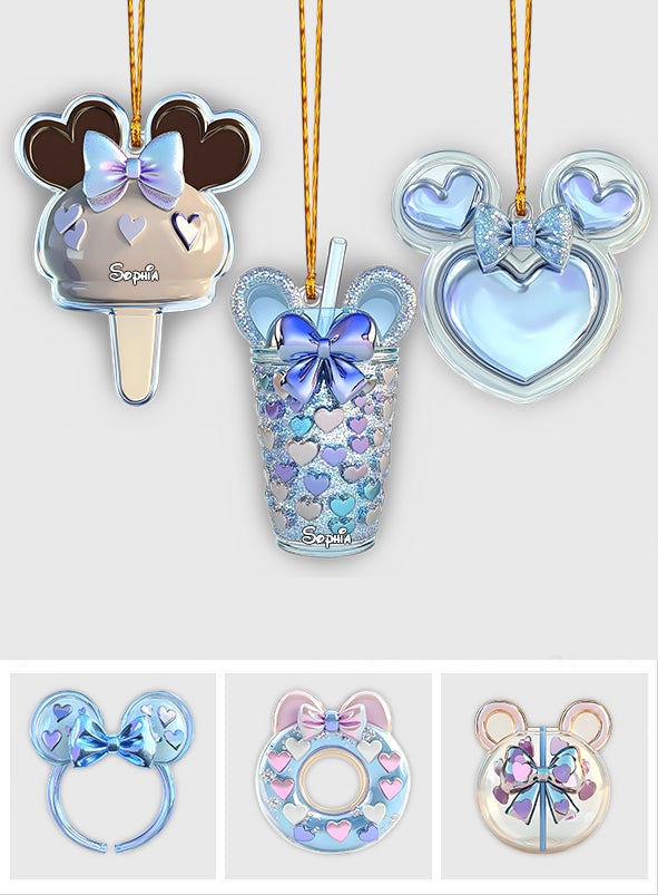 Cute Mouse Ears - Personalized Mouse Ornament