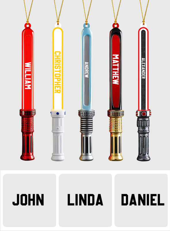 Light Stick - Personalized The Force Ornament