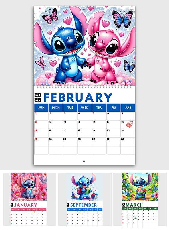Ohana Means Family - Personalized Ohana Wall Calendar