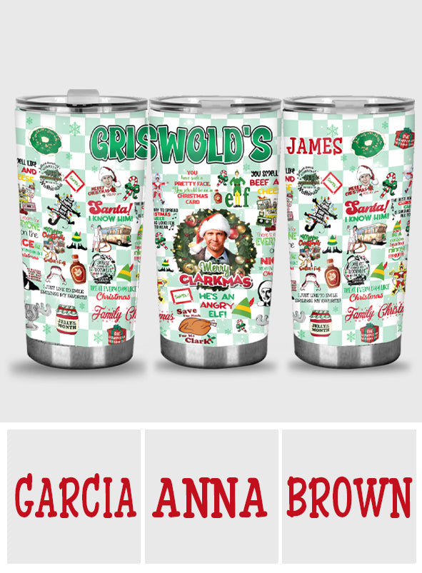 Christmas Movie Watching - Personalized Tumbler