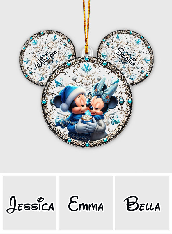 Mouse Couple - Personalized Mouse Ornament