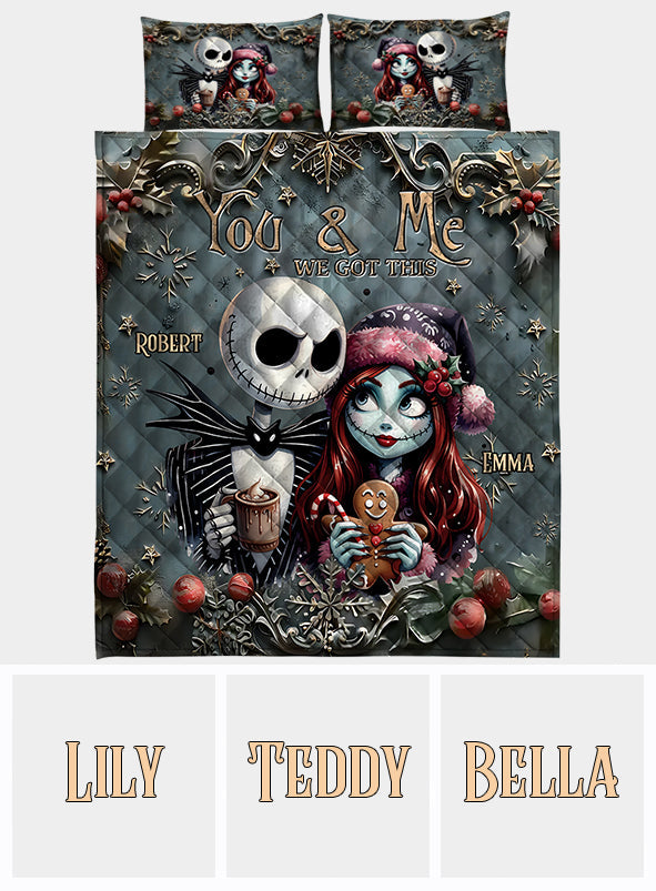 Nightmare Couple - Personalized Nightmare Quilt Set