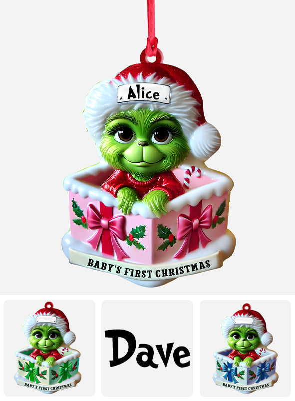 Cute Baby - Personalized Family Ornament