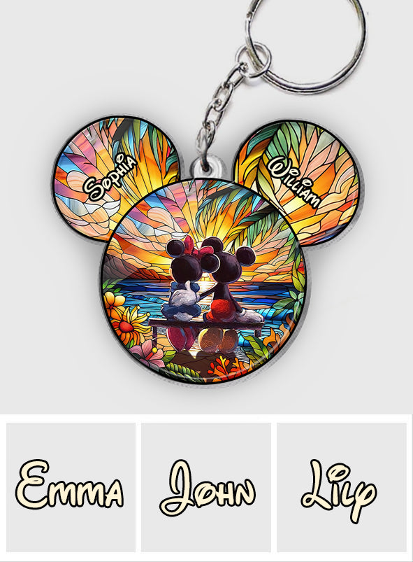 You And Me We Got This - Personalized Mouse Transparent Keychain