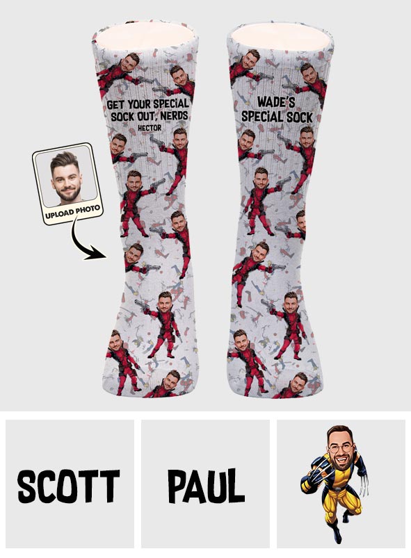 Get Your Special Sock Out, Nerds - Personalized The Psychopath Socks