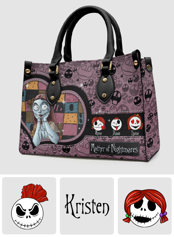 Mother Of Nightmares - Personalized Nightmare Leather Handbag