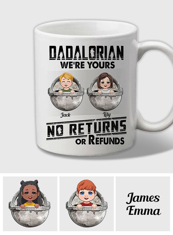 No Returns Or Refunds - Personalized The Force Mug