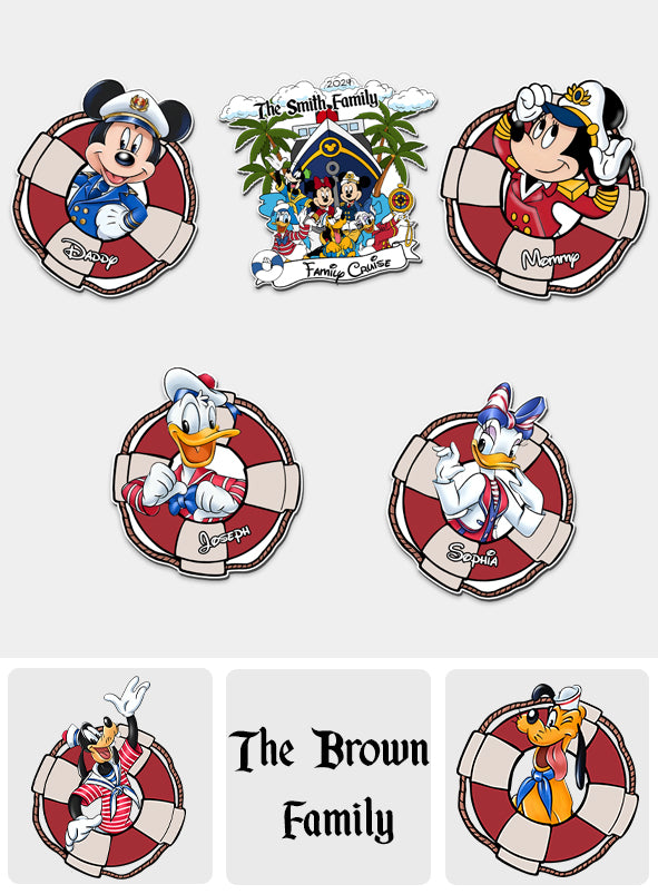 Family Cruise - Personalized Cruising Magnet