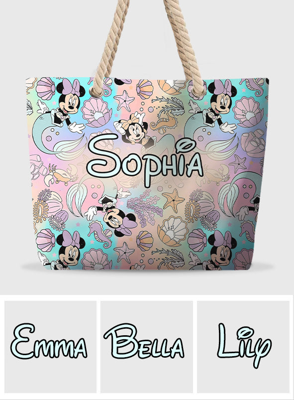 Summer Magical - Personalized Mouse Beach Bag