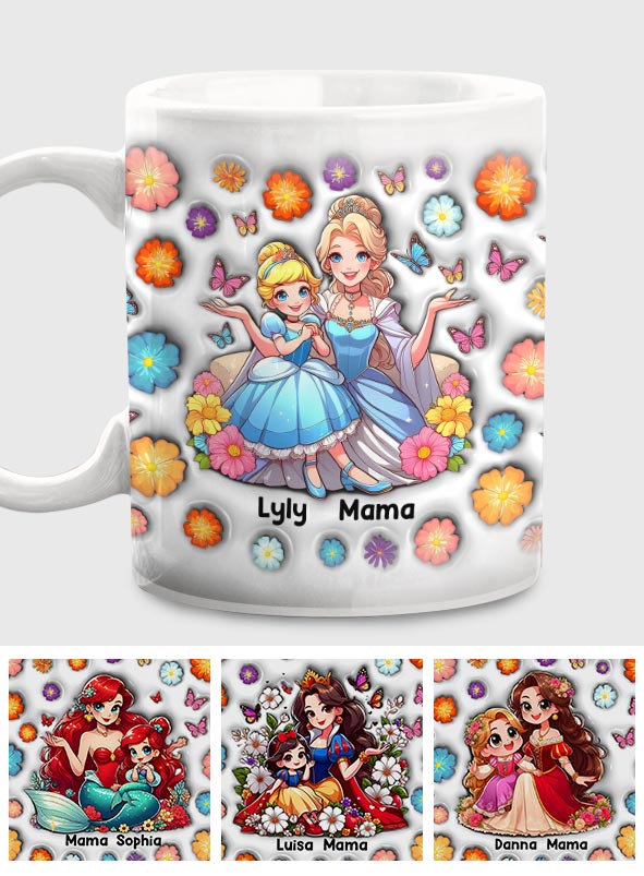 Chicano Royal Mother & Daughter - Personalized Mouse Mug