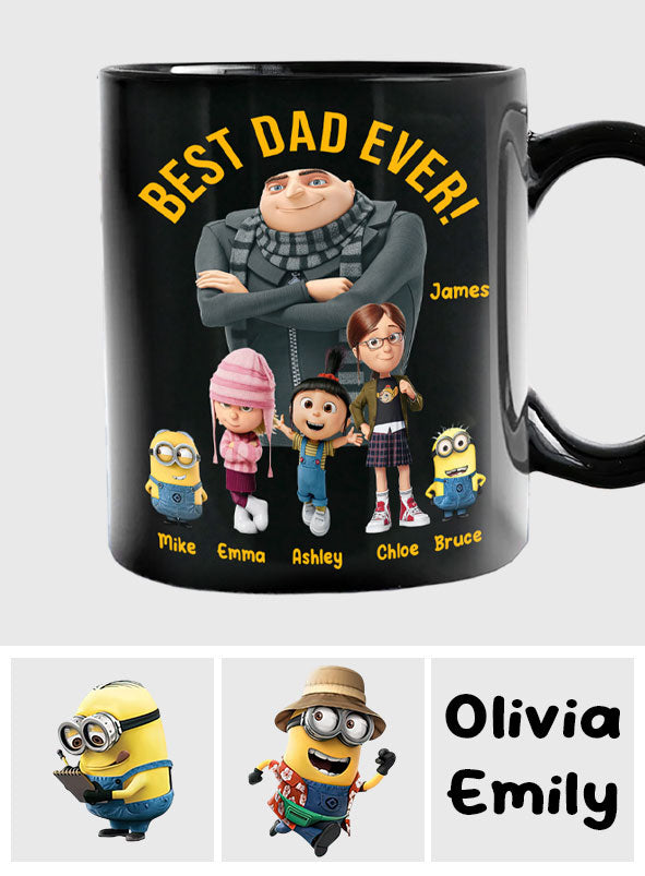 Best Dad Ever - Personalized Father Mug