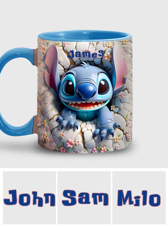 Merry Stitchmas - Personalized Ohana Accent Mug