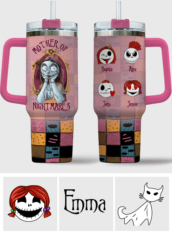 Mother Of Nightmares - Personalized Nightmare Tumbler With Handle