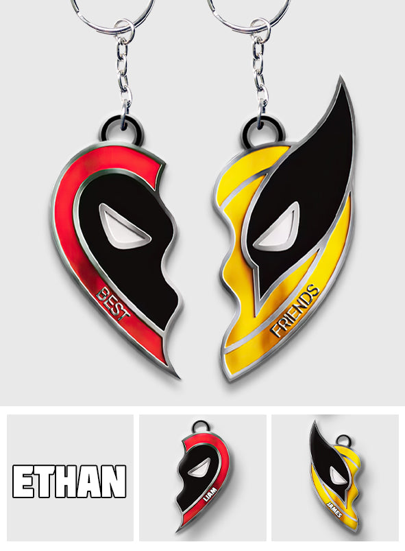 Bestie Forever - Personalized The Psychopath Matching Keychain