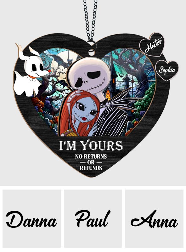 I'm Yours - Personalized Nightmare 2 Layered Window Hanging Suncatcher