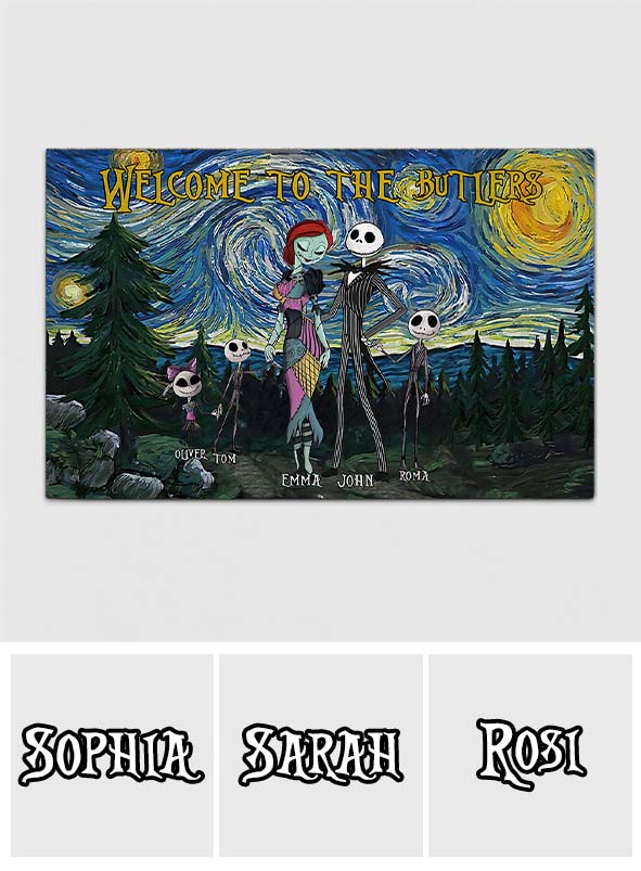 Welcome To The Nightmares - Personalized Nightmare Doormat