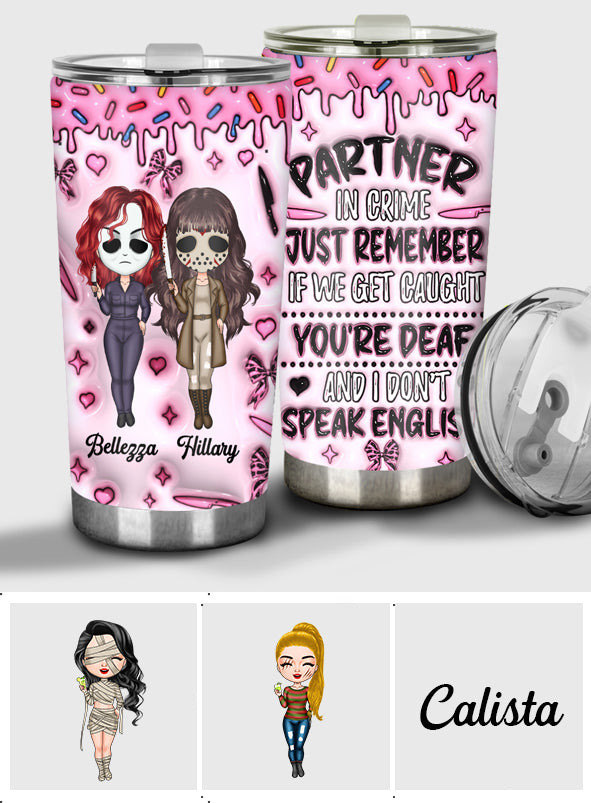 Partner In Crime - Personalized Tumbler