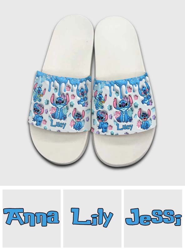 Ohana Means Family - Personalized Ohana Slide Sandals