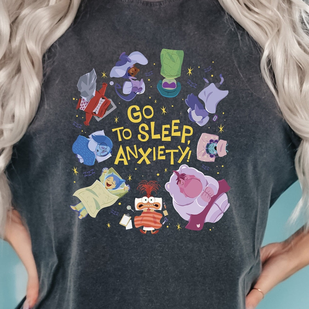 Go To Sleep Anxiety Shirt, The Emotional Adventure T-Shirt, Sweatshirt, Trip Tee, Shirts T-shirt & Hoodie