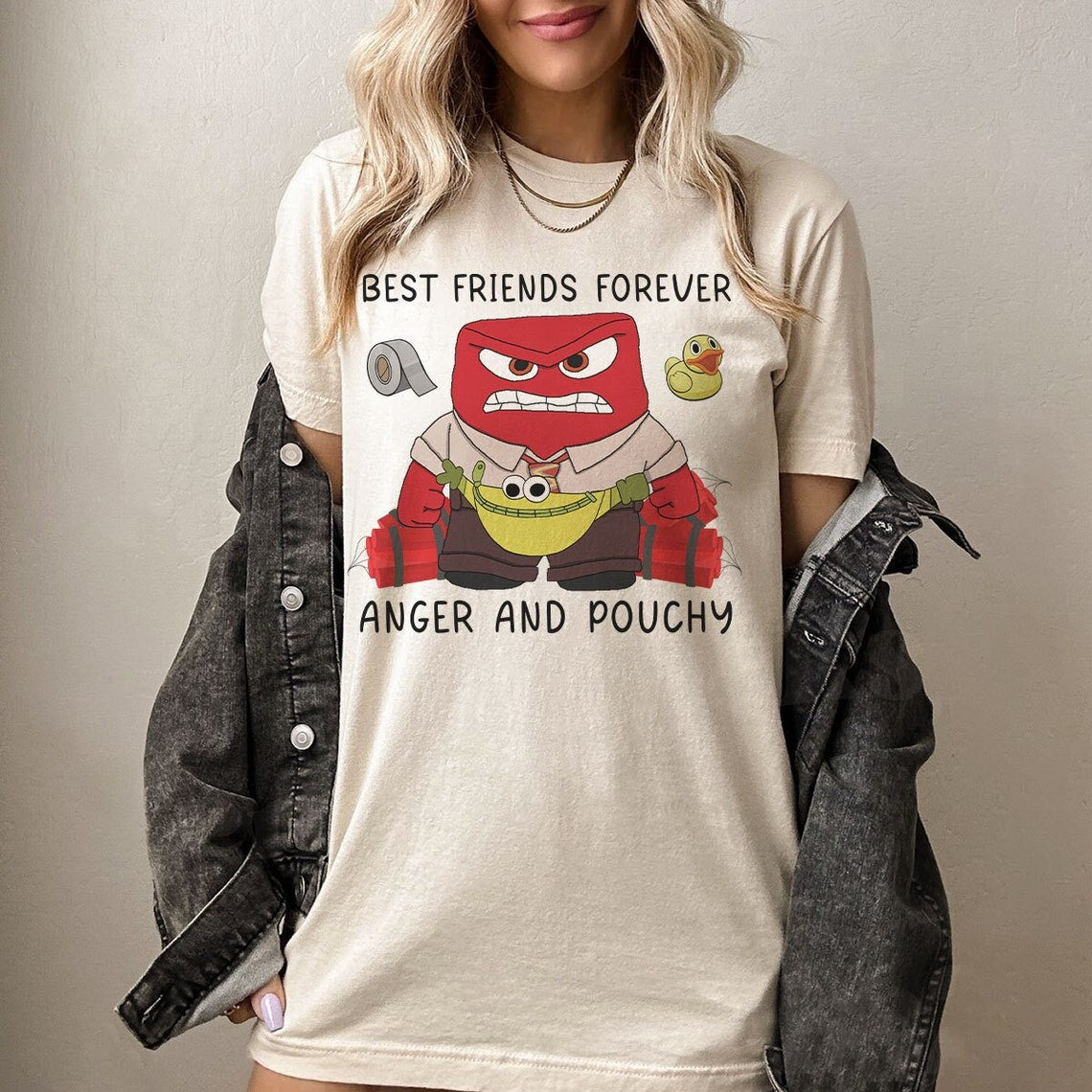 Anger and Pouchy Shirt, Joy Disgust Fear Sadness Anger Tee T-shirt & Hoodie