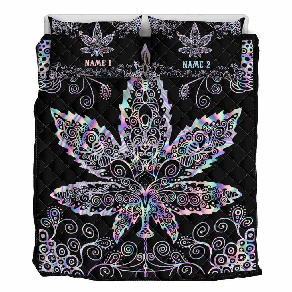 Dope Souls - Personalized Weed Quilt Set