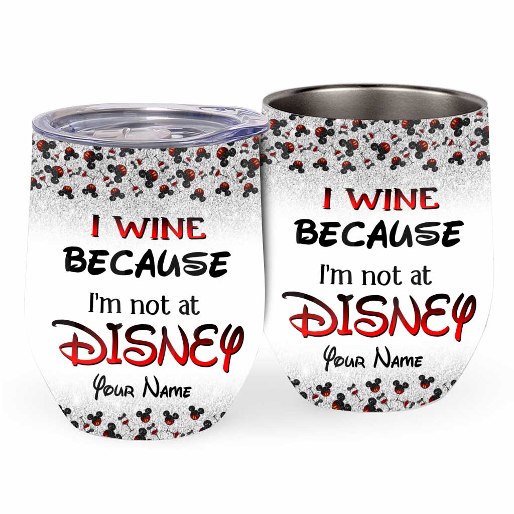 I Wine - Personalized Mouse Wine Tumbler