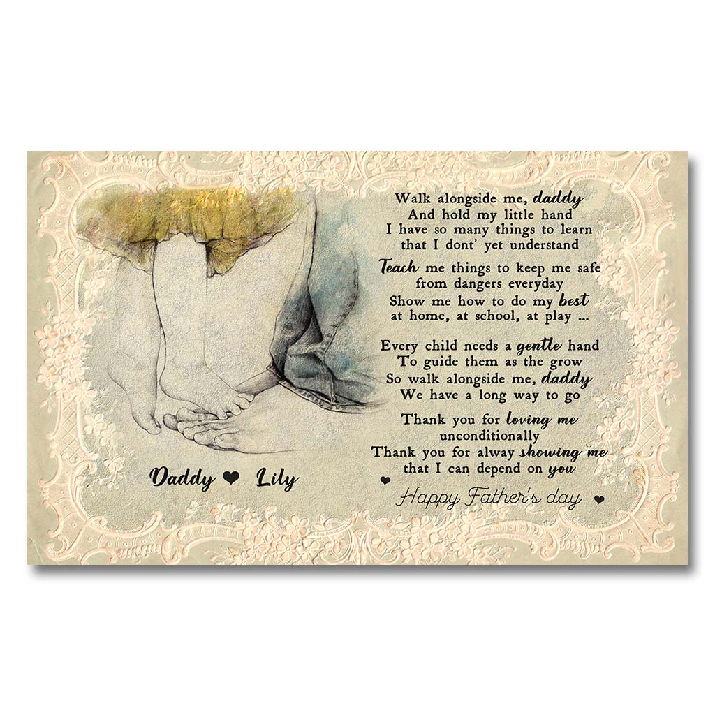 You Will Stay There Forever - Personalized Father's Day Father Poster