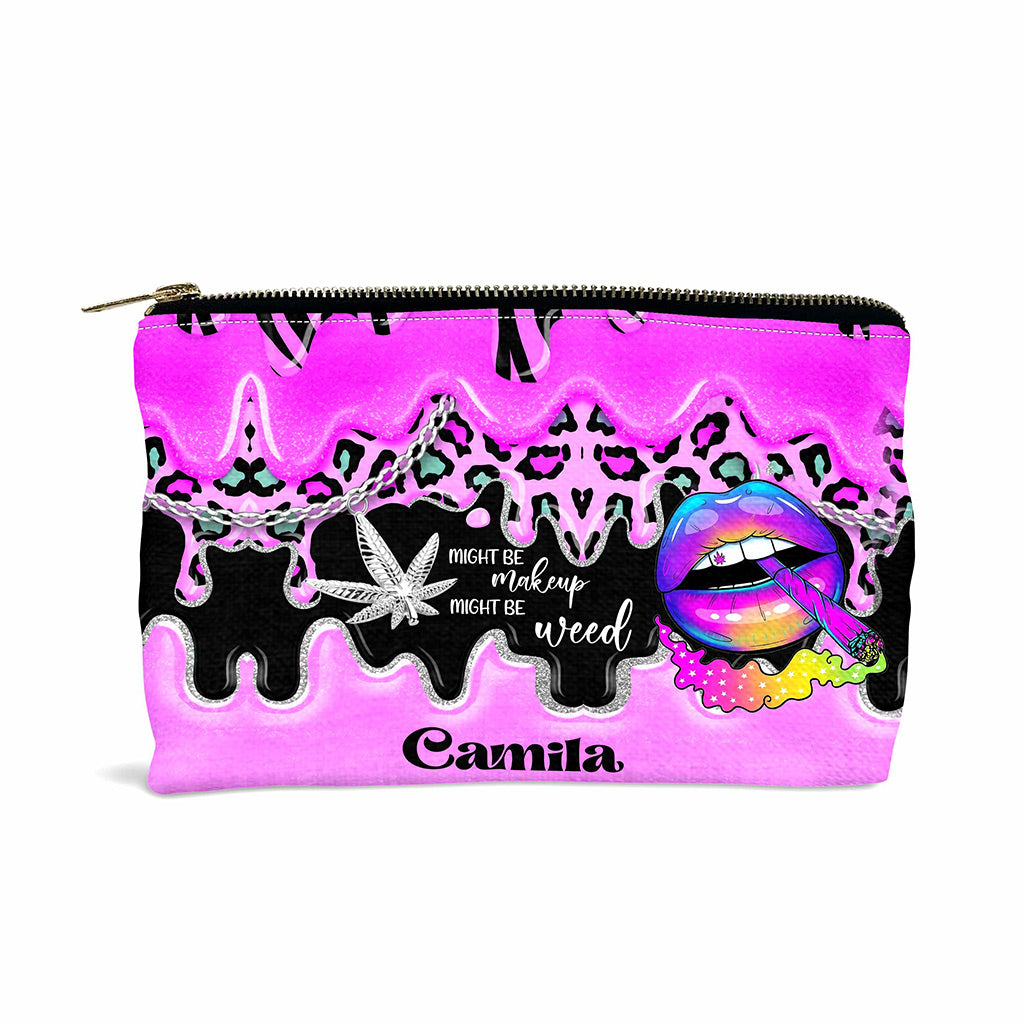 Might Be Makeup - Personalized Weed Pouch