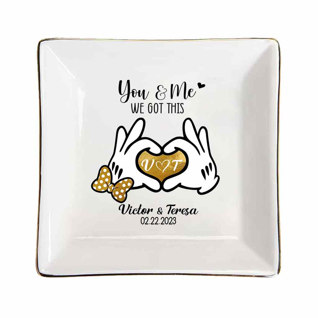 I'm Yours - Personalized Couple Mouse Jewelry Dish